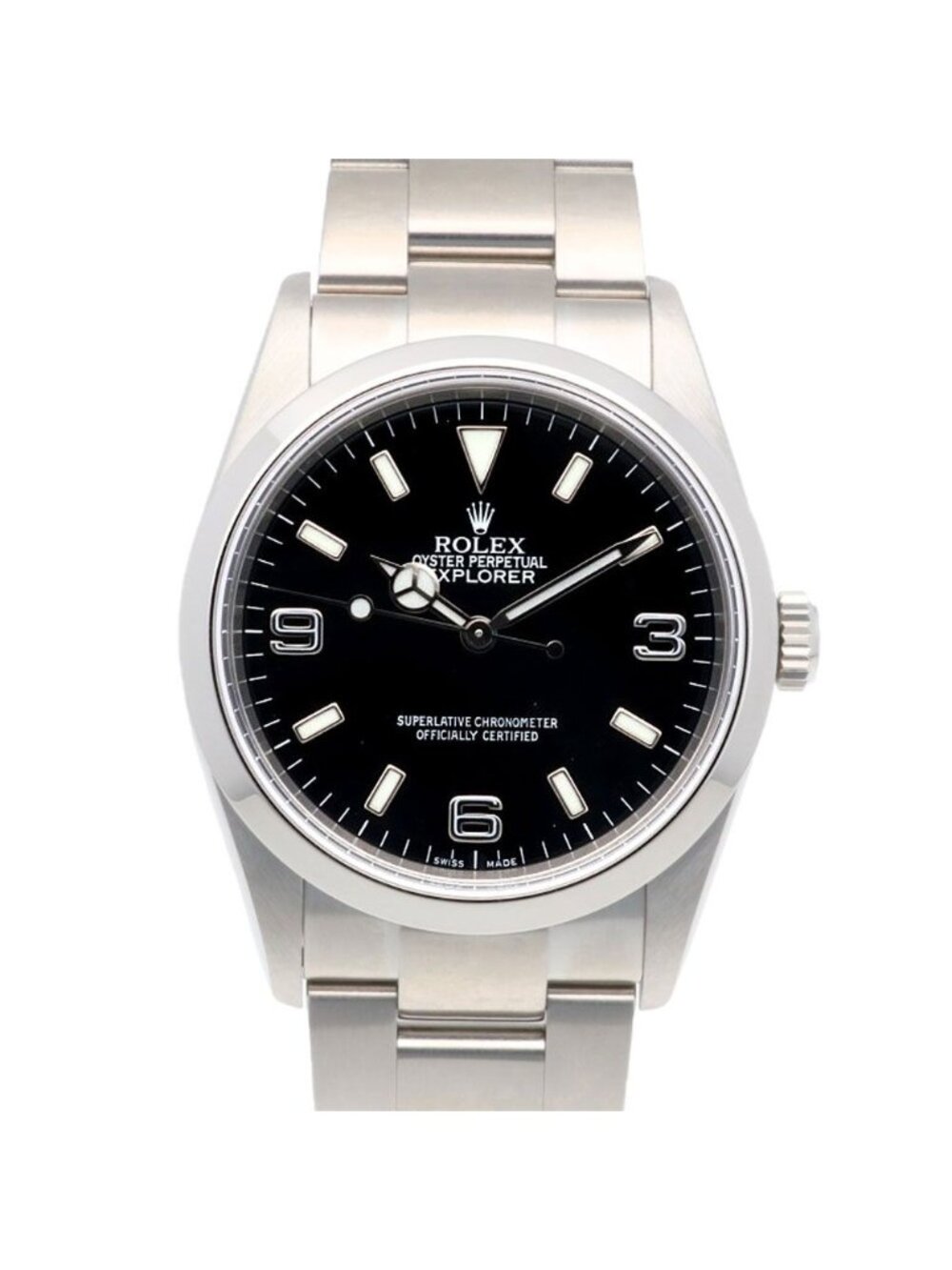Rolex Explorer Oyster Perpetual Watch Stainless Steel Automatic Winding